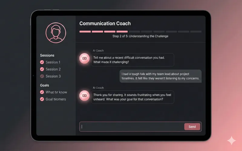 AI Communication Coach conversation