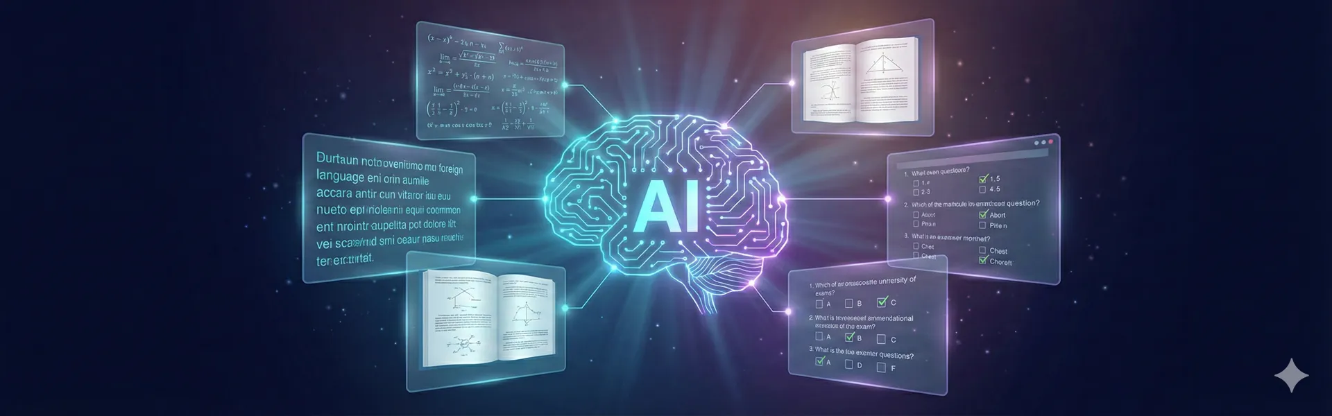 AI-powered education - teachers and students learning with technology